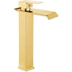 Bateria umywalkowa stojąca Mexen Apus złota 30 cm 1 szt.