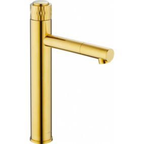 Bateria umywalkowa stojąca Mexen Diamond złota 29,2 cm 1 szt.