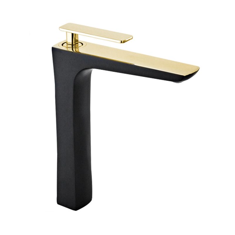 Bateria umywalkowa stojąca Mexen Indus czarno-złota 27 cm 1 szt.