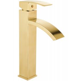 Bateria umywalkowa stojąca Mexen Libra złota 30 cm 1 szt.
