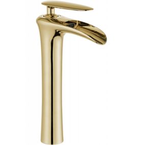 Bateria umywalkowa stojąca Mexen Lyra złota 29,5cm 1 szt.