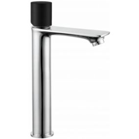 Bateria umywalkowa stojąca Mexen Royo One czarna/chrom 30,3 cm 1 szt.