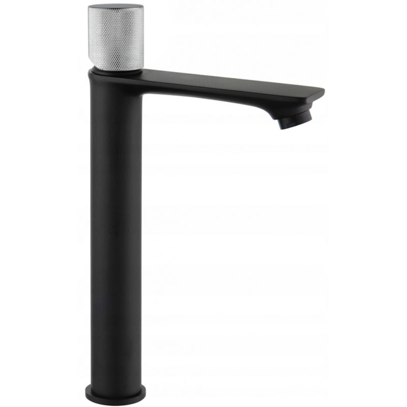 Bateria umywalkowa stojąca Mexen Royo One czarno-chrom 30,3 cm 1 szt.