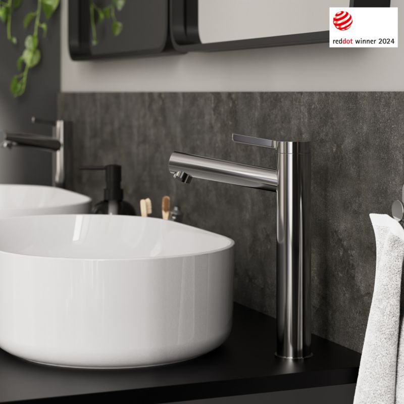 Bateria umywalkowa wysoka GoodHome Maza XL chrom