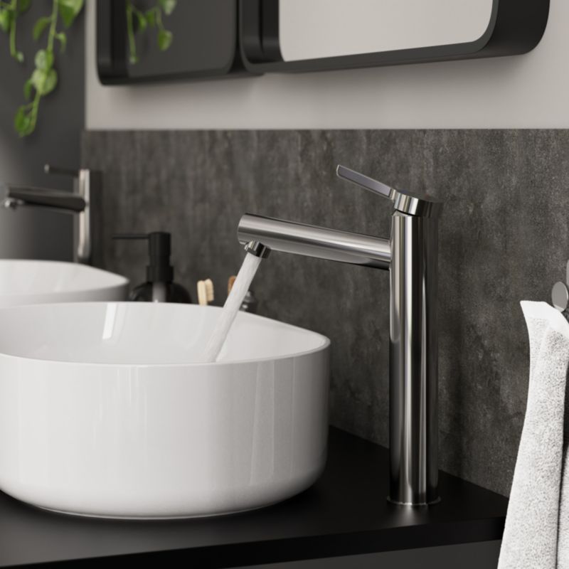 ハマ　 ZXC 4100-6 - BATERIA ZLEWOZMYWAKOWA STOJACA CHROM | Sanitan