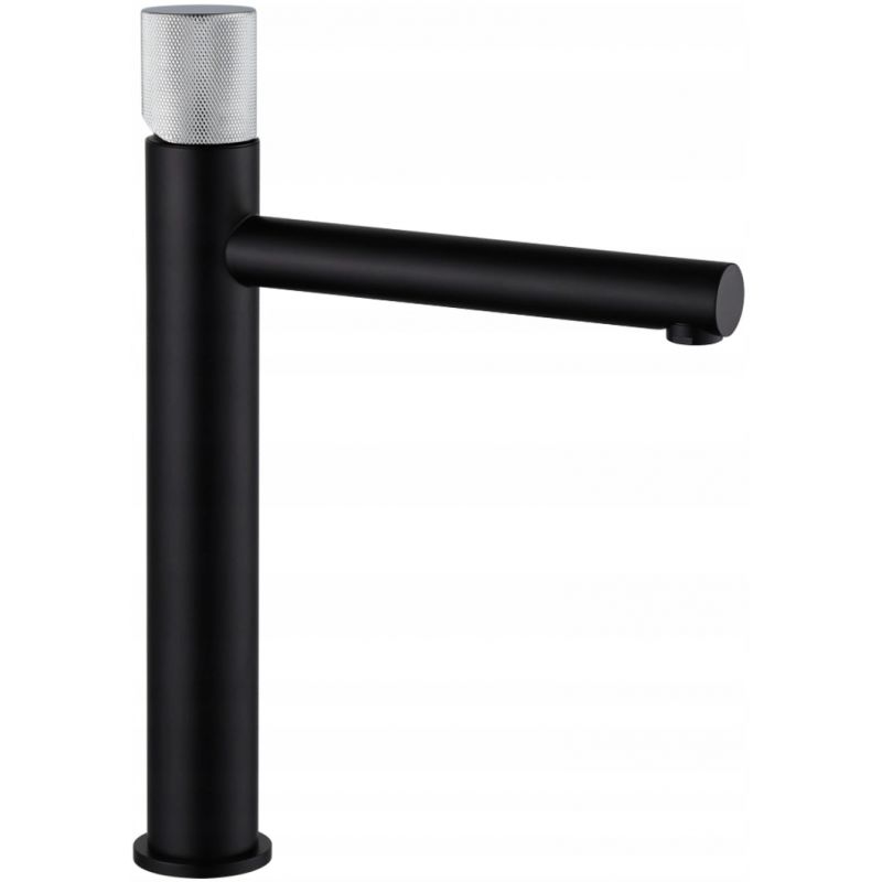 Bateria umywalkowa wysoka Mexen Elba One czarny/chrom 1 szt.