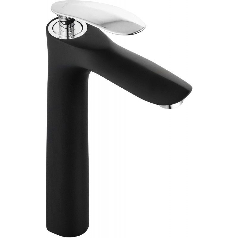 Bateria umywalkowa wysoka Mexen Lily czarny/chrom 28cm 1 szt.