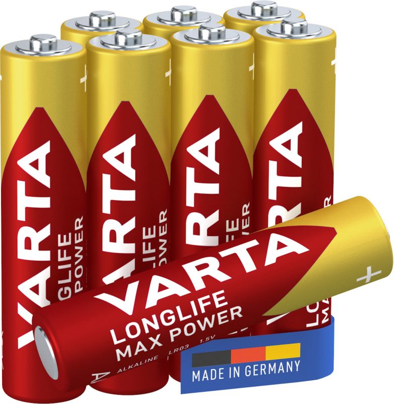 Bateria Varta Longlife Max Tech Power AAA 8 szt.