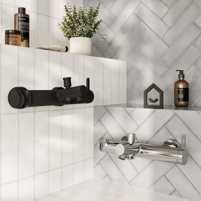 Bateria wannowa GoodHome Maza czarna