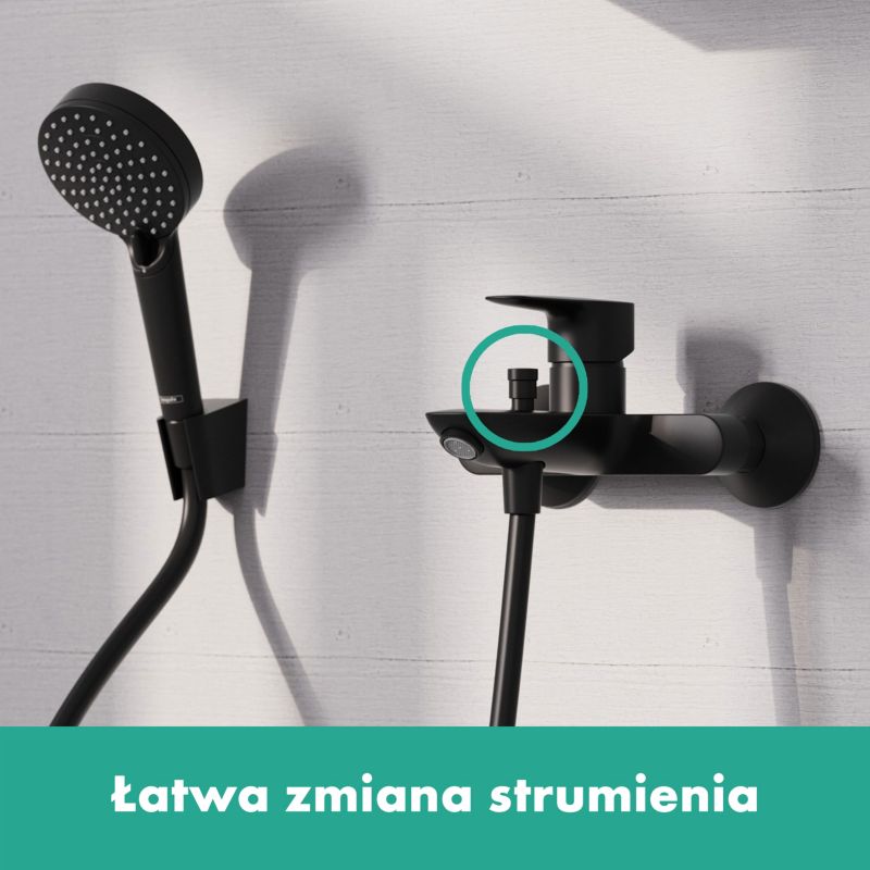 Bateria wannowa Hansgrohe MySport czarna