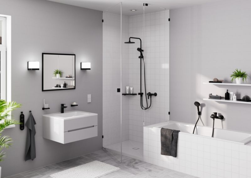 Bateria wannowa Hansgrohe MySport czarna