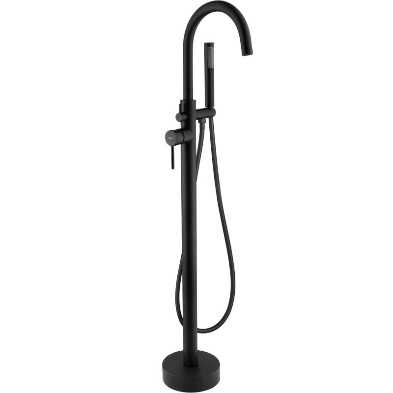 Bateria Wannowa Podłogowa Rea Lungo Czarna 26X15X110,5Cm 1 Szt