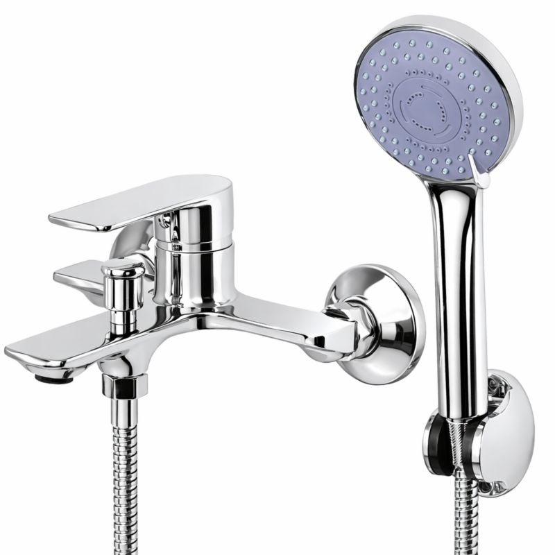 Bateria wannowa prysznicowa RAMI - Yoka Home ścienna natryskowa chrom 1 szt.