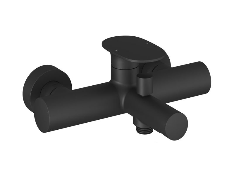 Bateria wannowa Ravak naścienna Spring SG 022.20BLM czarny mat 1szt