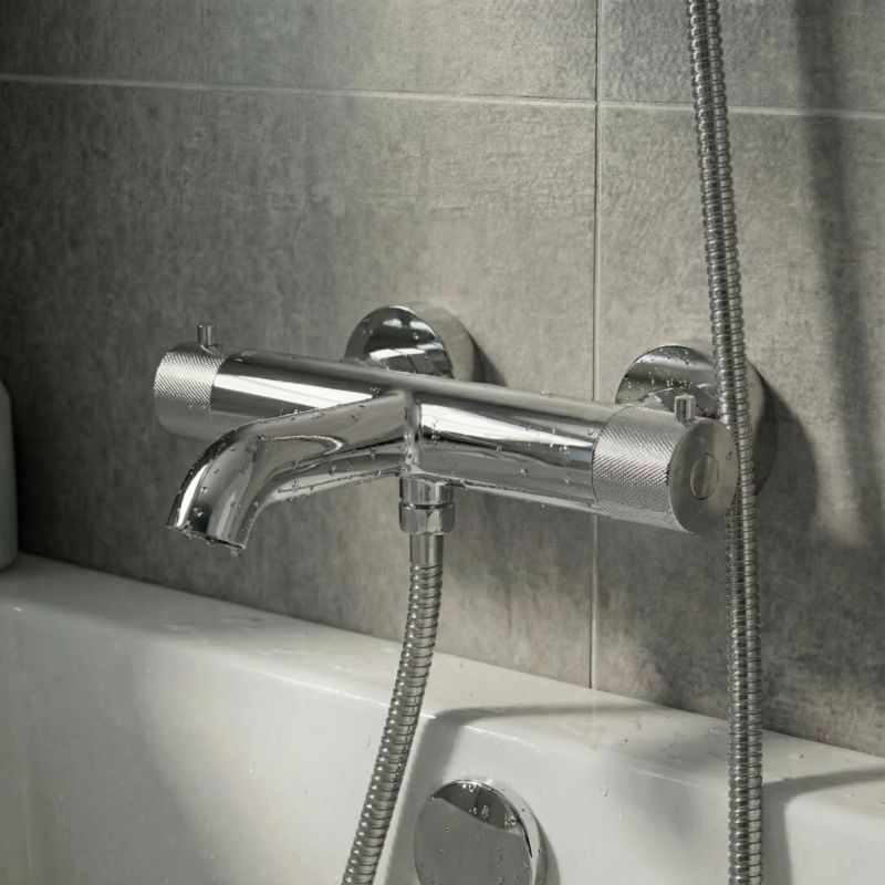 Bateria wannowa termostatyczna GoodHome Owens chrom