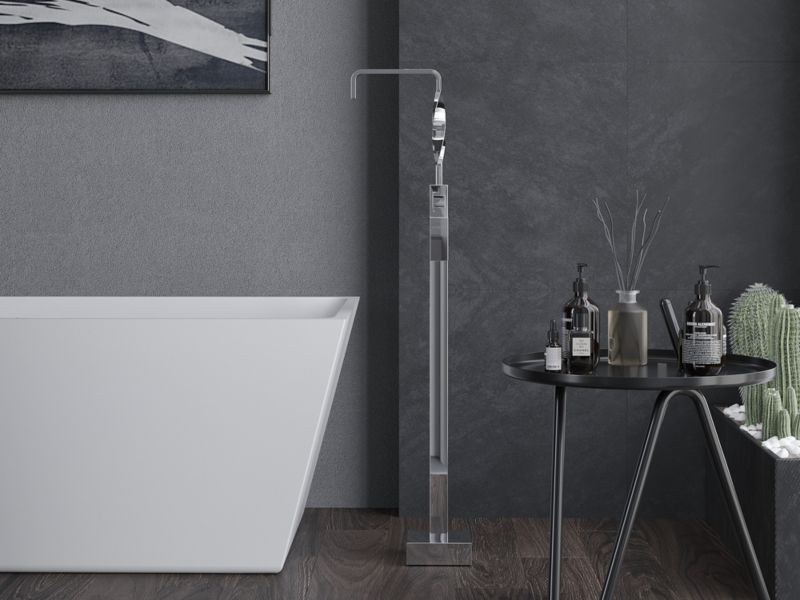 Bateria wannowa wolnostojąca Mexen Avila chrom 1 szt.
