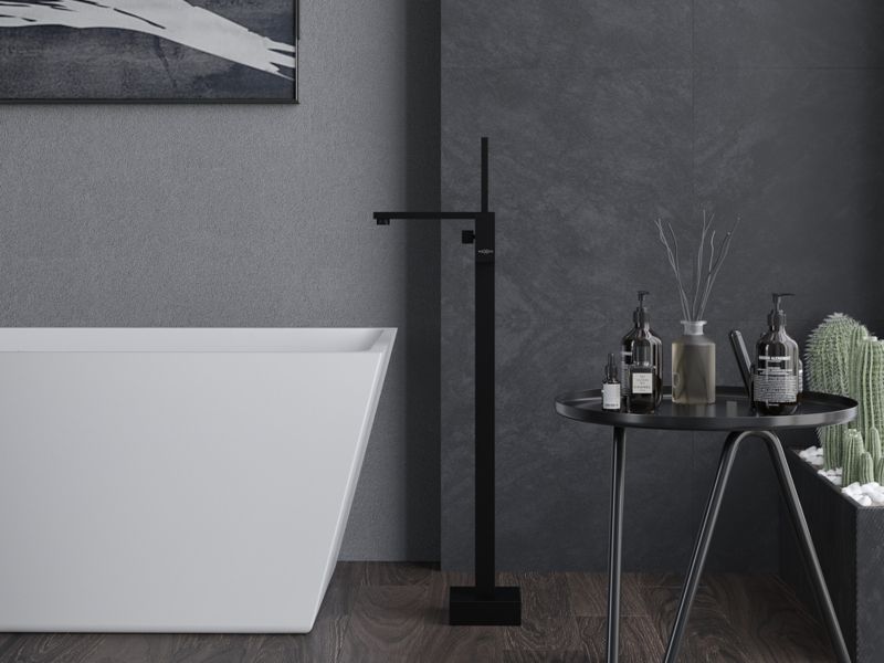 Bateria wannowa wolnostojąca Mexen Urano czarna 102 cm 1 szt.