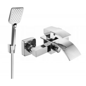 Bateria wannowa z zestawem prysznicowym Mexen Aries chrom  74483R62-00 1 szt.