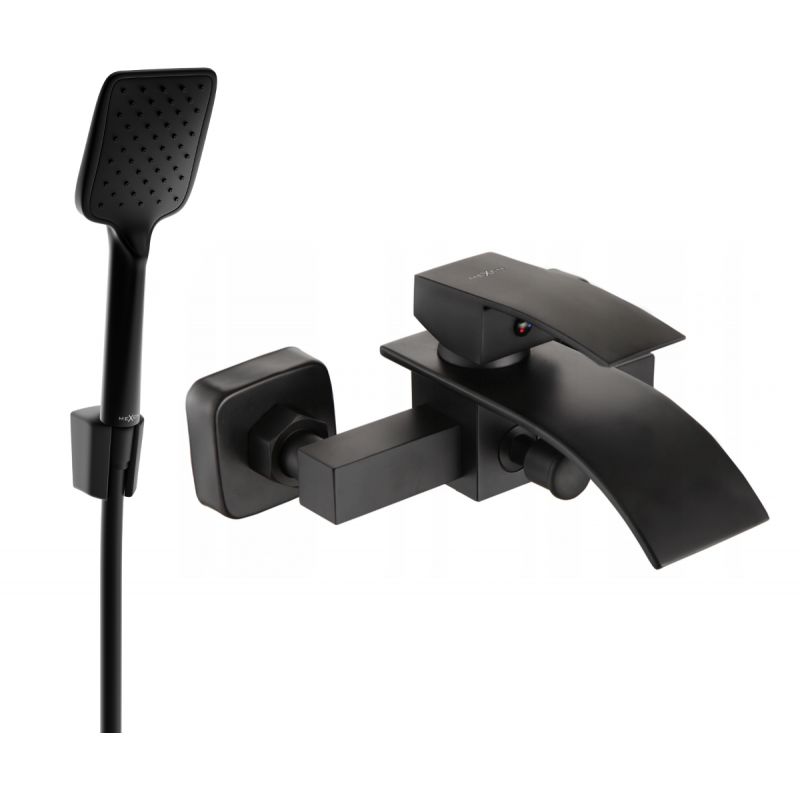 Bateria wannowa z zestawem prysznicowym Mexen Aries czarna  74483R62-70 1 szt.