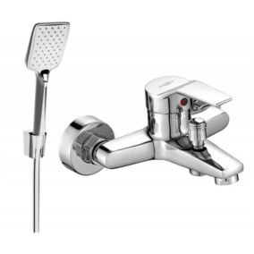Bateria wannowa z zestawem prysznicowym Mexen Caro R62 chrom 1 kpl.