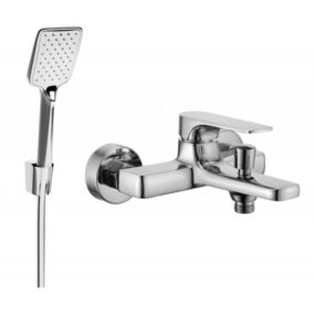 Bateria wannowa z zestawem prysznicowym Mexen Lynx chrom  74593R62-00 1 szt.