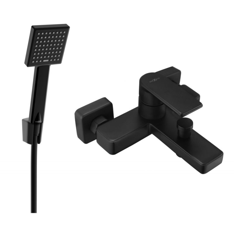 Bateria wannowa z zestawem prysznicowym Mexen Mino czarna  7243R45-70 1 szt.