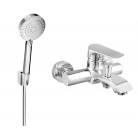 Bateria wannowa z zestawem prysznicowym Mexen Pecos chrom
