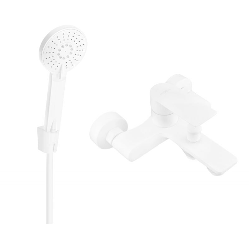 Bateria wannowa z zestawem prysznicowym Mexen Royo biała  7223R40-20 1 szt.