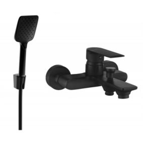 Bateria wannowa z zestawem prysznicowym Mexen Royo czarna  7223R62-70 1 szt.