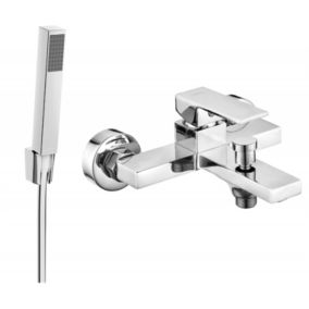 Bateria wannowa z zestawem prysznicowym Mexen Uno chrom  7143R77-00 1 szt.