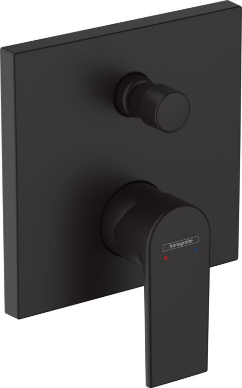 Bateria wannowo prysznicowa Hansgrohe podtynkowa czarny mat 1 szt.