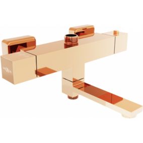 Bateria wannowo-prysznicowa Mexen Cube różowe złoto 19,6 cm 1 szt.