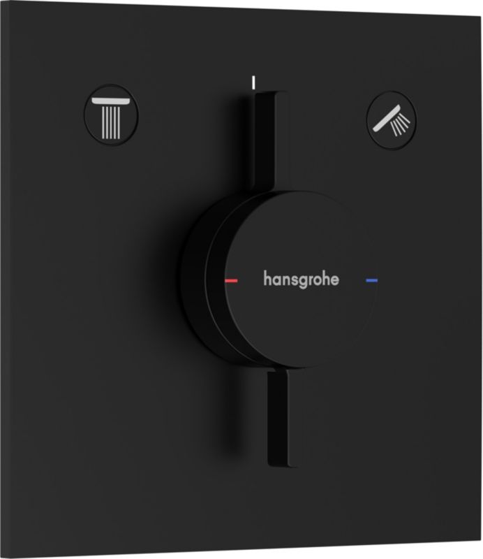 Bateria wannowo prysznicowa podtynkowa DuoTurn E Hansgrohe 2 odbiorniki czarny mat 1 szt.
