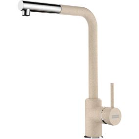 Bateria zlewozmywakowa Franke Sirius L Pull-Out chrom / beżowy