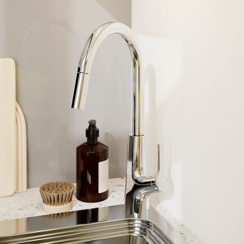 Bateria zlewozmywakowa GoodHome Guntur Sensor z wyciąganą wylewką