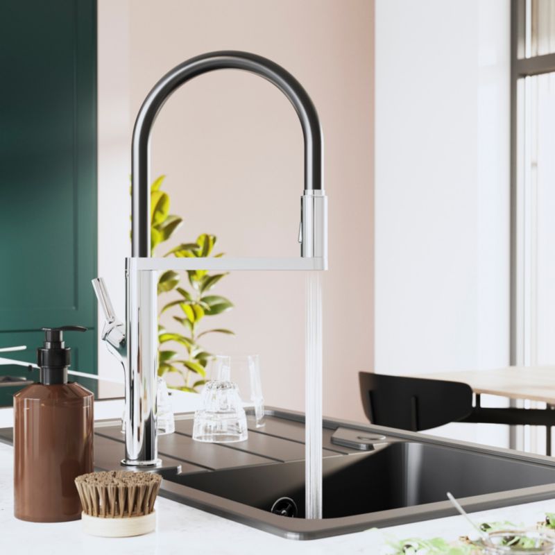 Bateria zlewozmywakowa GoodHome Horopito Sensor
