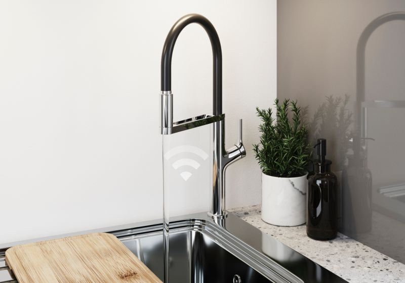 Bateria zlewozmywakowa GoodHome Horopito Sensor
