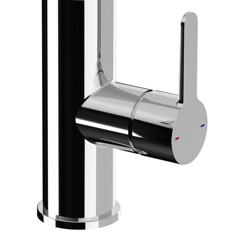 Bateria zlewozmywakowa GoodHome Zanthe z wyciąganą wylewką chrom