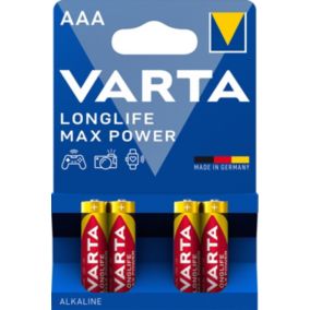 Baterie VARTA Longlife Max Power AAA 4 szt.