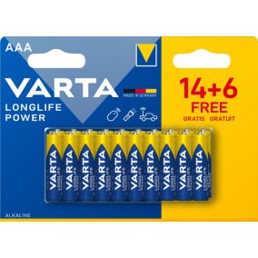 Baterie VARTA Longlife Power AAA 14 + 6 szt.