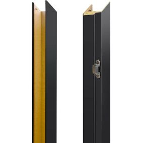 Baza ościeżnicy regulowana 155-175 mm prawa do drzwi bezprzylgowych czarny mat