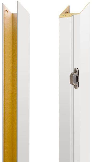 Baza ościeżnicy regulowana 155-175 mm prawa do drzwi bezprzylgowych kredowobiała
