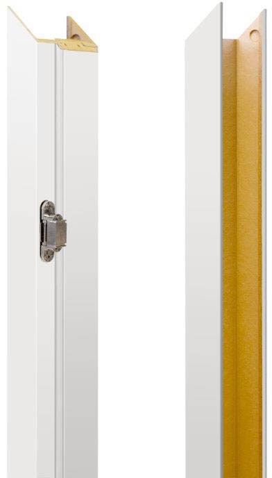 Baza ościeżnicy regulowana 195-215 mm lewa do drzwi bezprzylgowych kredowobiała