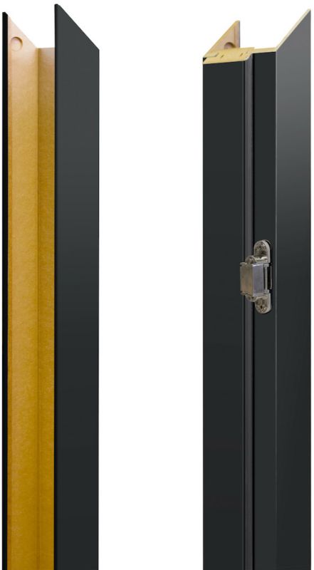 Baza ościeżnicy regulowana 275-295 mm prawa do drzwi bezprzylgowych czarny mat
