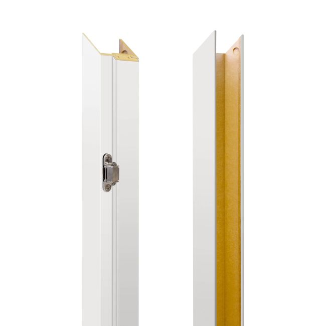 Baza ościeżnicy regulowana 95-115 mm lewa do drzwi bezprzylgowych kredowobiała