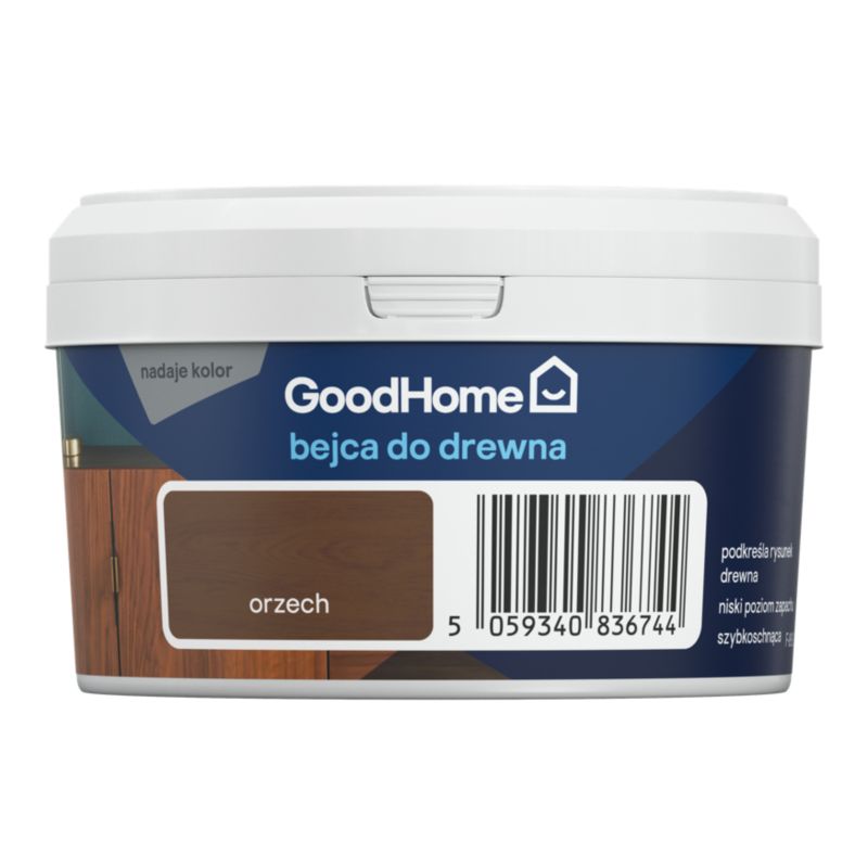 Bejca do drewna GoodHome orzech 0,2 l