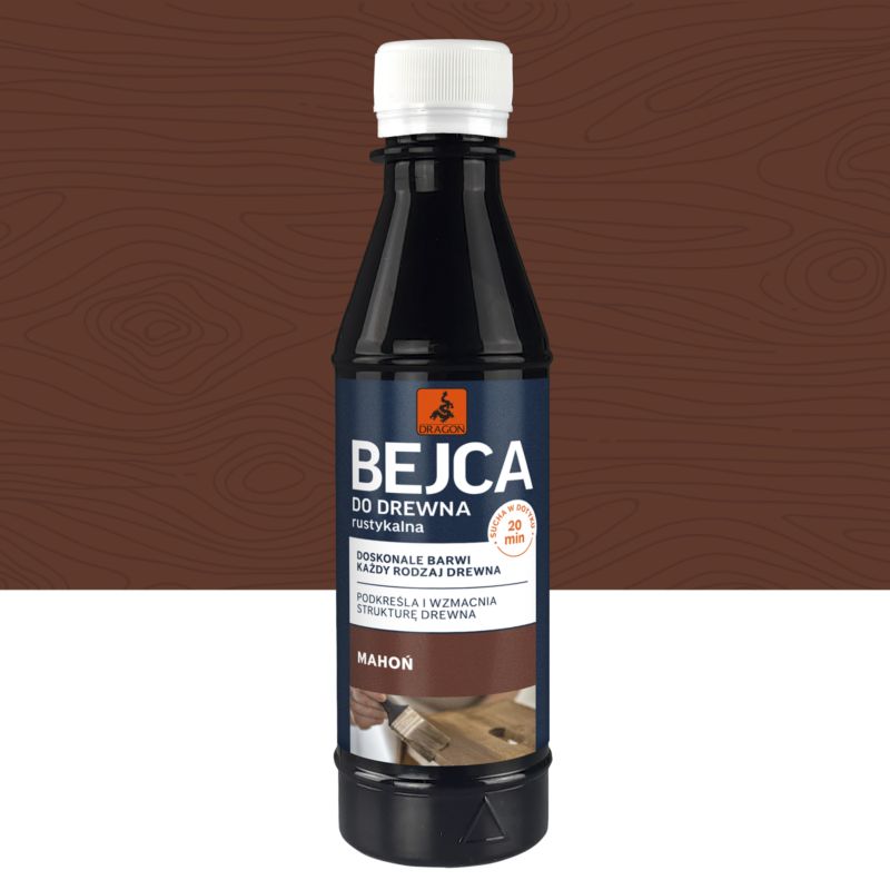 Bejca rustykalna Dragon Mahoń 200ml