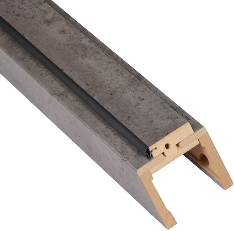 Belka ościeżnicy regulowana 80-100 mm ciemny beton 60 cm