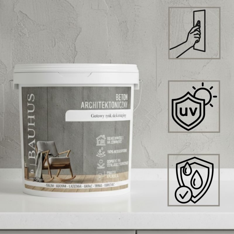 Beton architektoniczny Bauhus tynk dekoracyjny 8 kg
