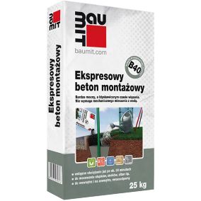 Beton montażowy Baumit B40 ekspresowy 25 kg